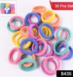Mini Hair Ties Mini Hairlines Mini Hairbands (30 Pcs Set)