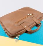 Multipurpose Bag Shoulder Side Bag Office Laptop Faux Leather Executive Formal Laptop Macbook Messenger Office Travel Business Shoulder Hand Sling Bag For Men Women With Multiple Compartments