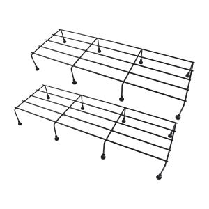 Metal Rectangle Flower Plant Stand For Balcony