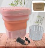 Portable Washing Machine Foldable Washer And Dryer Combo (1 Set Mix Color)