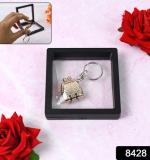 Nail Clipper Keychain With 3d Floating Frame Display Case (1 Set)