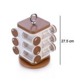 Ganesh 12-jar Revolving Spice Rack Masala Box