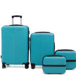 4-in-1 Luggage Set – Durable and Stylish Hard Shell Suitcase Set with 4 Different Sizes for Travel