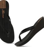 HEENAPLUS Women Heels Sandal (Black , 4)