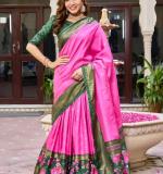 Silk Chaniya Choli Pink Colour