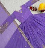 Heavy Fox Georgette Gown