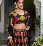 New Textured Party Wear Lehenga