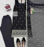New Modern Designed Black Dress
