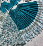 Blue Sequence Work Lehenga