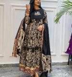 Riyon Cotton Kalamkari Print Gown