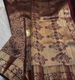 KPR 306 New Designer Gold Border Saree