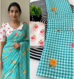 KPW 373 New Checks Type Of Digital Printed Saree