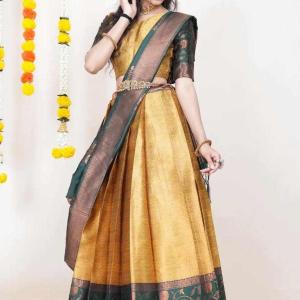 Kanjiveram Silk Zari Lehanga