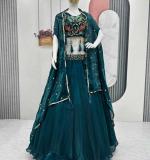 Heavy Embroidery Thread & Sequence Work Lehenga