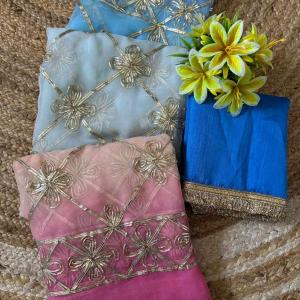 Beautiful Star Gota Work Saree