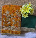 Mor Gota Work Saree