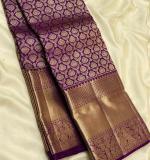 KPR 300 Beautiful Saree With Gold Border
