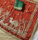 New Animal Gota Work Saree