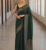 KPR 266 NEW SOFT LITCHI SILK CLOTH SAREE