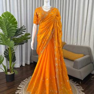 KD 628 Designer Saree With Beautiful Embroidery