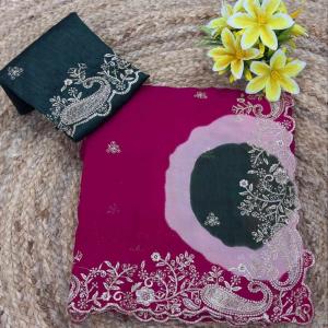 PIYU P1094 LADDU MANGO SAREE
