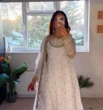 Faux Georgette with inner Gown