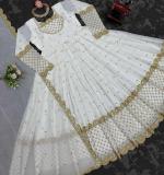 Faux Georgette with inner Gown