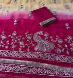 New Beautiful Mor Gota Work Saree