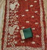 Mor Gota Work Saree