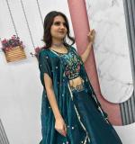 Heavy Embroidery Thread & Sequence Work Lehenga