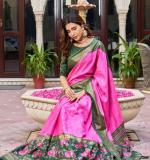 Silk Chaniya Choli Pink Colour