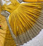 YELLOW PARTY WEAR LOOK DRESS