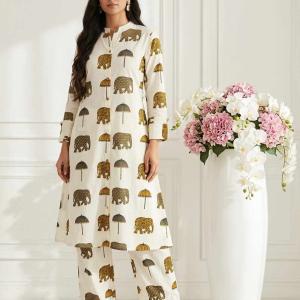 New Elephant Designed Dress