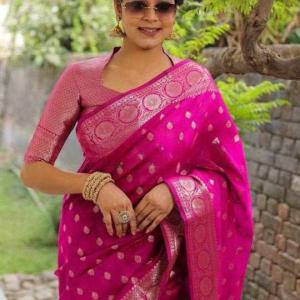 KP 7000 NEW SOFT LITCHI SILK CLOTH SAREE