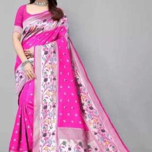 KPR 295 BEAUTIFUL RICH PALLU PINK SAREE