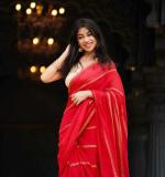 KPW 392 New Exclusive Classy Red Saree