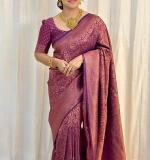 KPR 298 SOFT LICHI SILK CLOTH SAREE