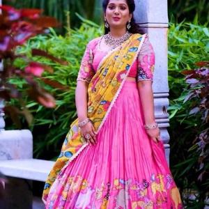 Kalamkari Print Lehenga