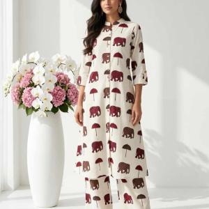 New Elephant Design Dress