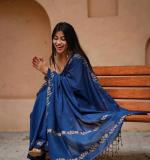 KPW 366 Beautiful Digital Printed Blue Saree