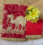 Animal Gota Work Saree