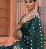 KP 7000 BEAUTIFUL SOFT LITCHI SILK CLOTH SAREE