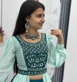 Chinon Real Handwork Lehenga With Handwork Belt