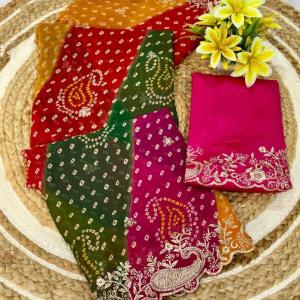PIYU P1090 MANGO Saree