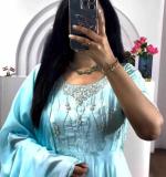 Embroidery Party Wear Gown