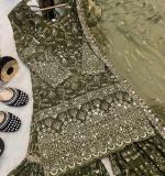 New Beautiful Embroidery Design Party Wear Dress