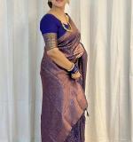 KPR 298 NEW SOFT LICHI SILK CLOTH SAREE
