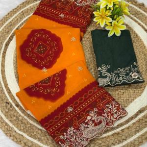PIYU P1089 LADDU MANGO SAREE