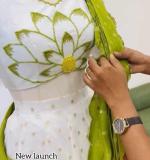 Real Hand Work With Digital Print Lehenga