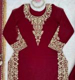 Premium Designed Maroon Dress